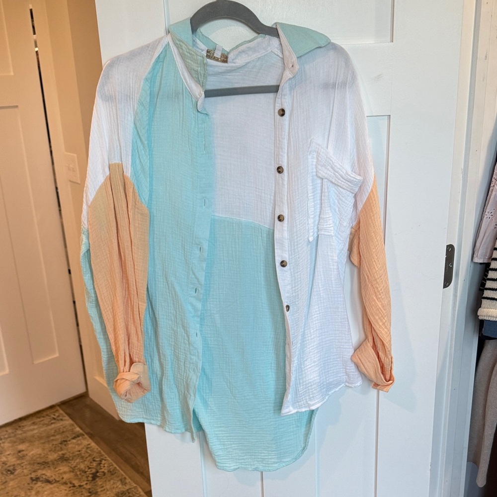 Simply Southern Multicolor Long Sleeve Top